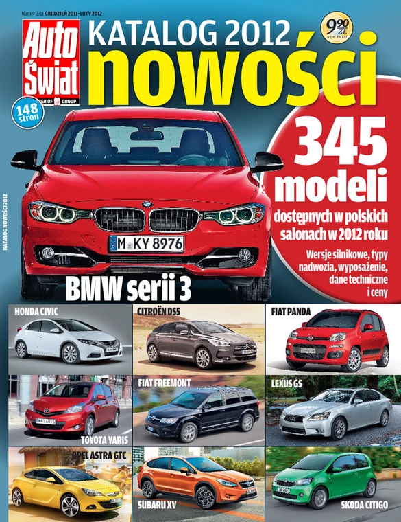 Katalog Nowości 2012: 345 modeli dostępnych w polskich salonach w 2012 roku