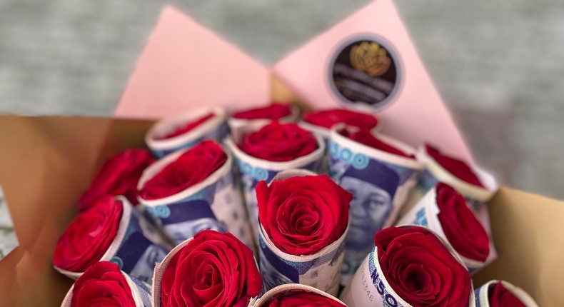 Money bouquet