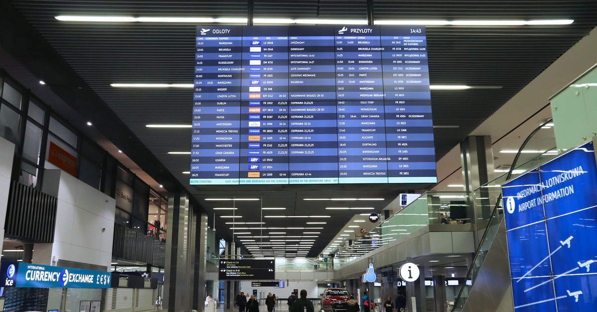 Ponad dwa tysiące odwołanych lotów z Polski. Jedna trasa regularnie się zapycha
