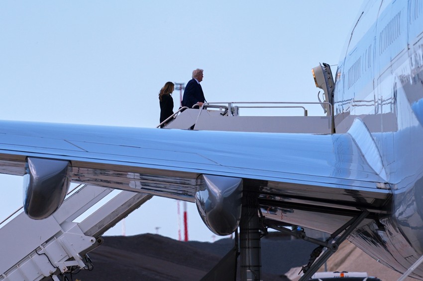 Donald i Melanija Tramp napuštaju Rim