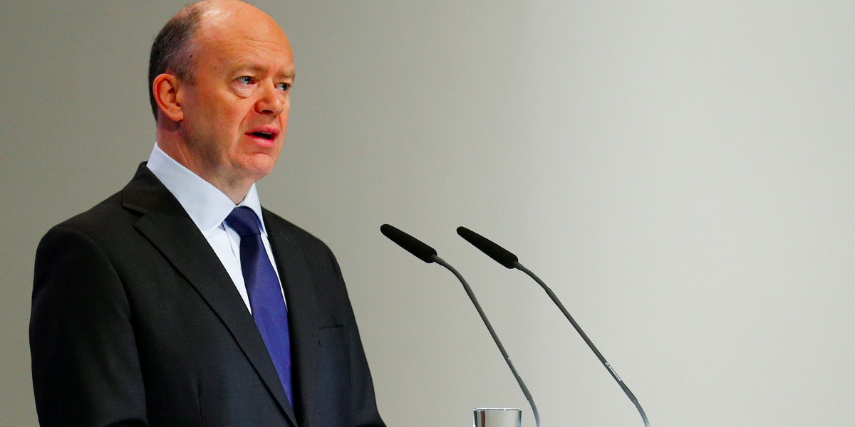 Deutsche Bank CEO: A 'big number' of our staff will be replaced by technology