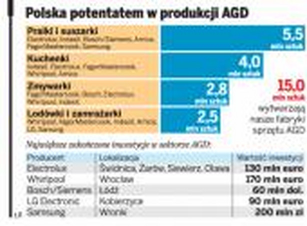 Polska potentatem w produkcji AGD
