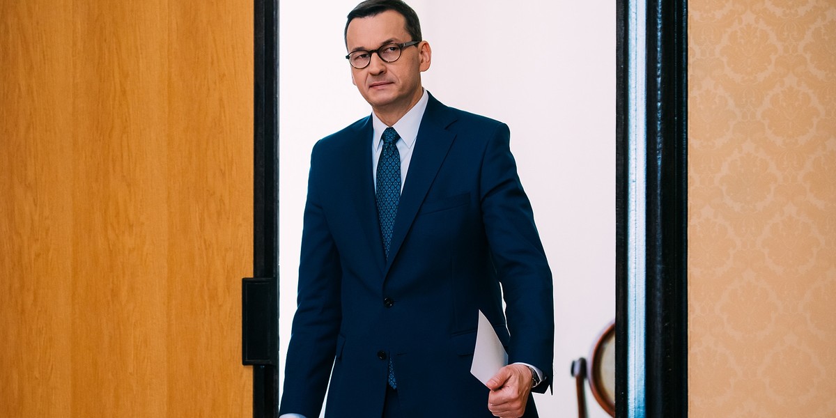 Premier Mateusz Morawiecki zapowiada program "Nowego Ładu".