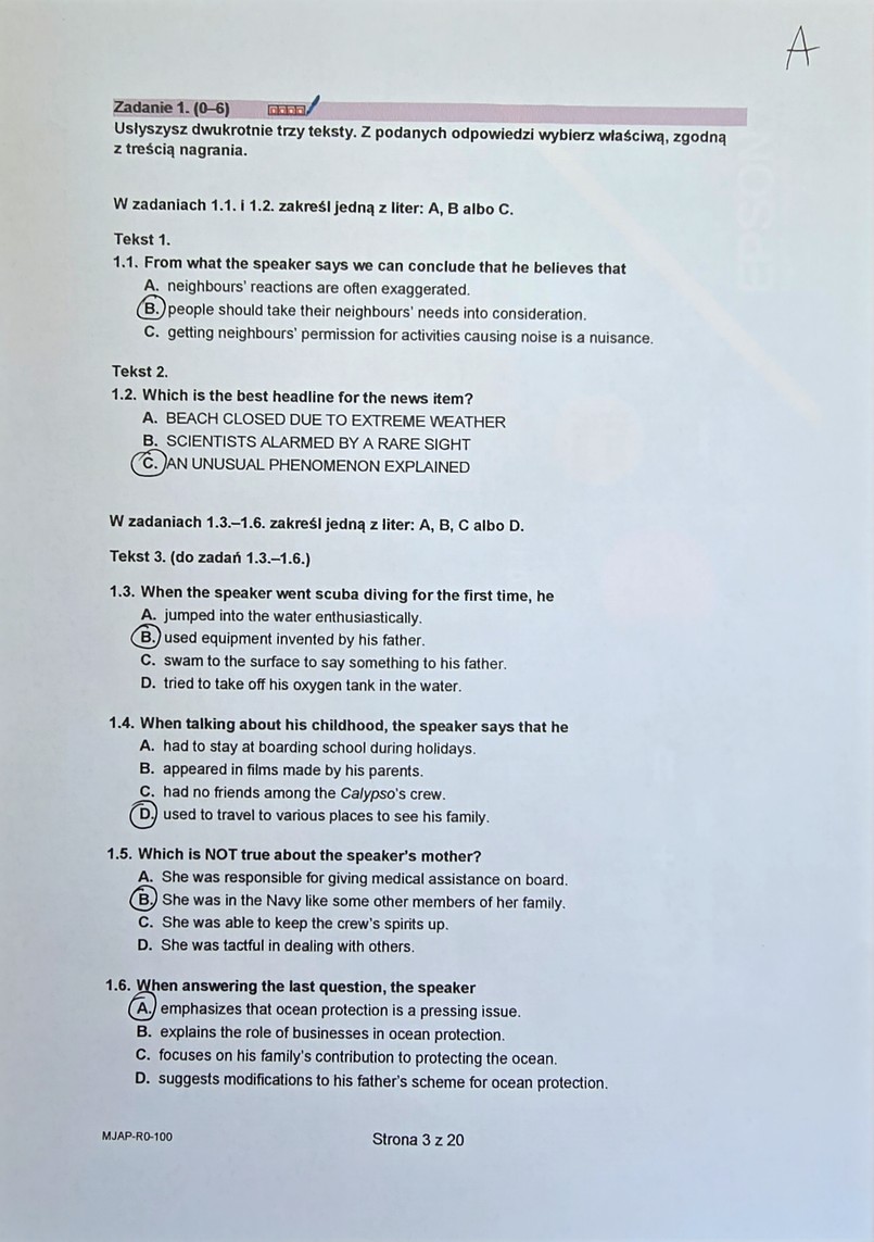 Matura 2024. Język angielski - poziom rozszerzony [ARKUSZE CKE i ODPOWIEDZI]