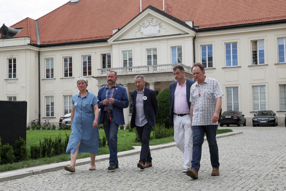 Pikieta nt. odwołania dyrektora Muzeum Narodowego