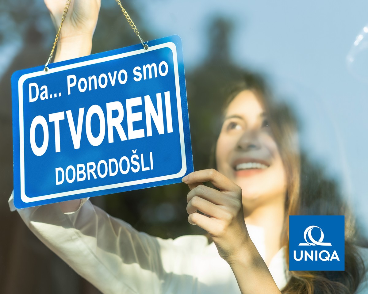 Ponovo zajedno: poslovnice UNIQA osiguranja otvaraju vrata 11. maja