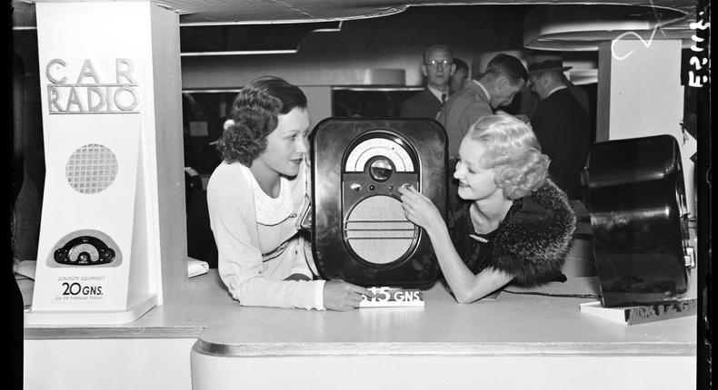 In 1935, a car radio was cutting-edge technology. But people are still using it today.Daily Herald Archive/SSPL/Getty Images