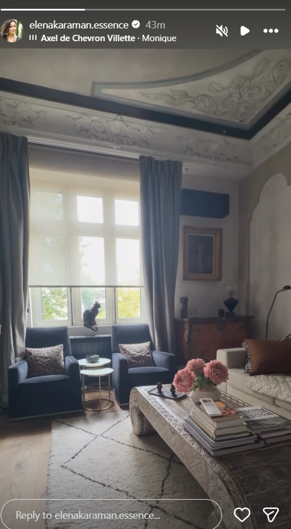 Elena Karić pokazala dnevnu sobu
