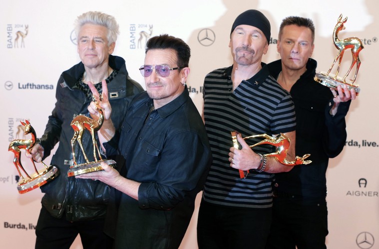 U2 na gali Bambi Awards 2014