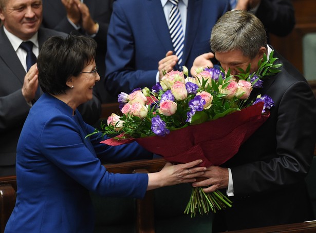 Jerzy Wenderlich i Ewa Kopacz