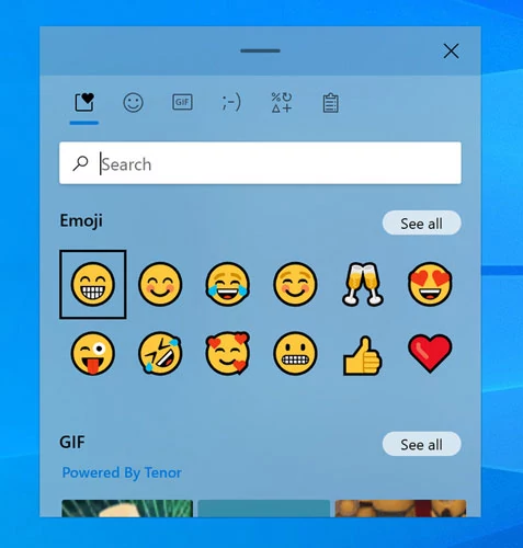 Windows 11 wreszcie ma funkcje emoji i GIF jak smartfon