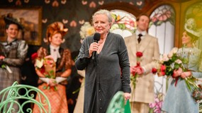 Największe gwiazdy kina u Krystyny Jandy. Wśród nich Janusz Gajos i Emilia Krakowska [FOTO]