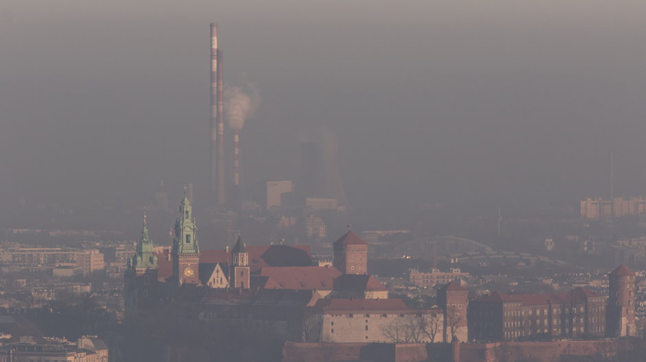 Kraków w południe był drugim najbardziej zanieczyszczonym miastem na świecie