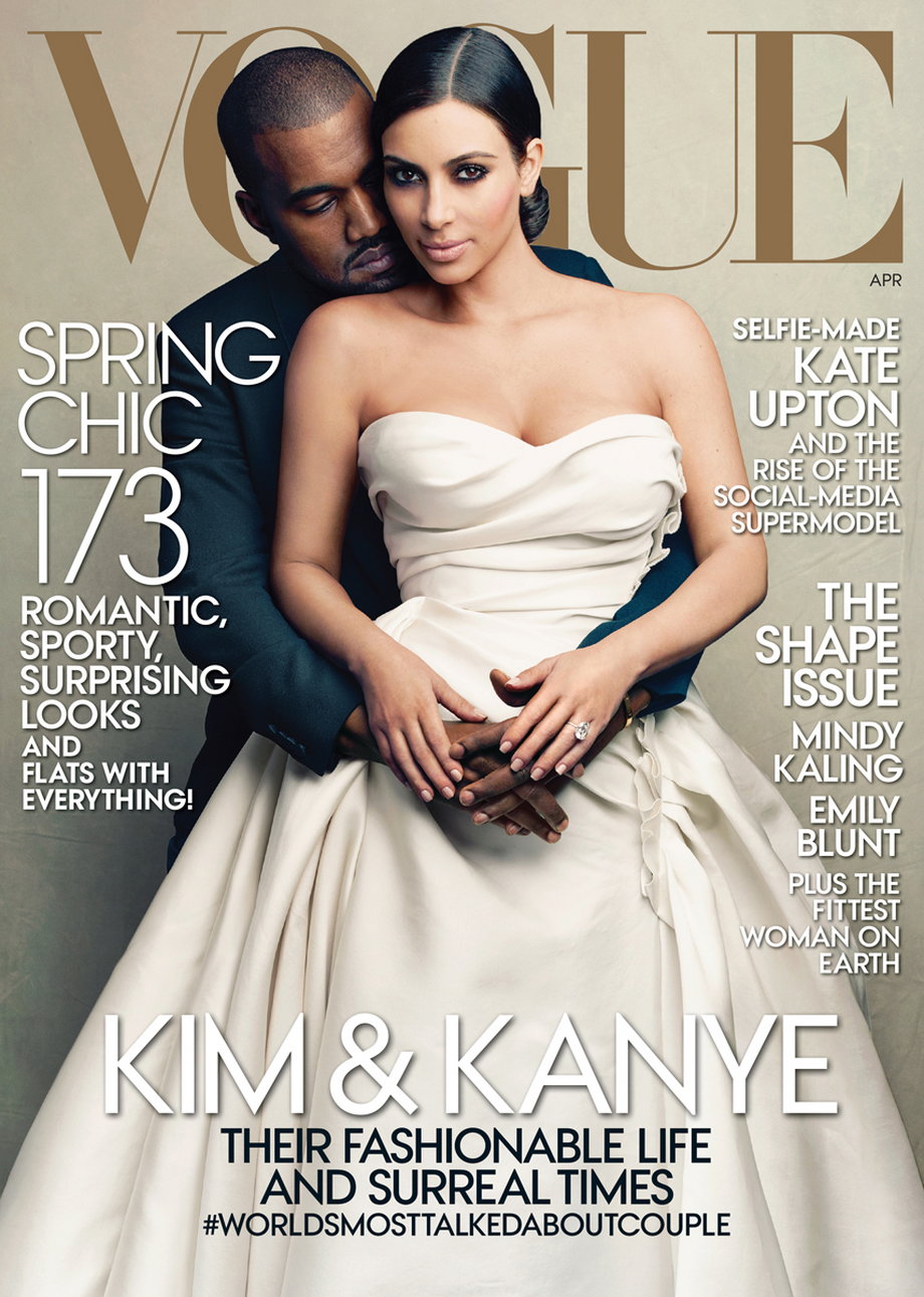 Okładka "Vogue'a" z Kim Kardashian