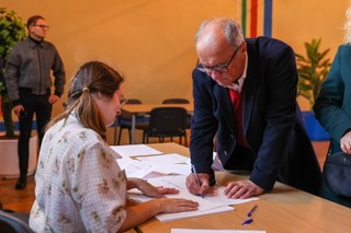 Współprzewodniczący Nowej Lewicy Włodzimierz Czarzasty głosował w Sosnowcu