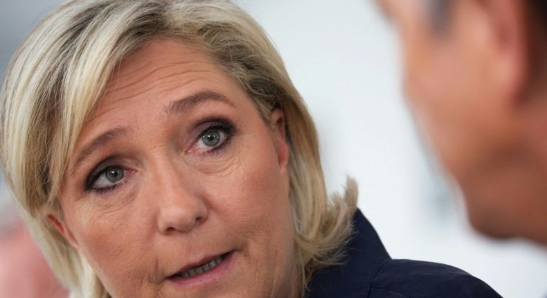 French far-right Front National party president Marine Le Pen