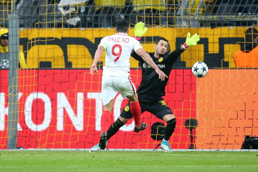 Pilka nozna. Liga Mistrzow. Borussia Dortmund - AS Monaco. 12.04.2017