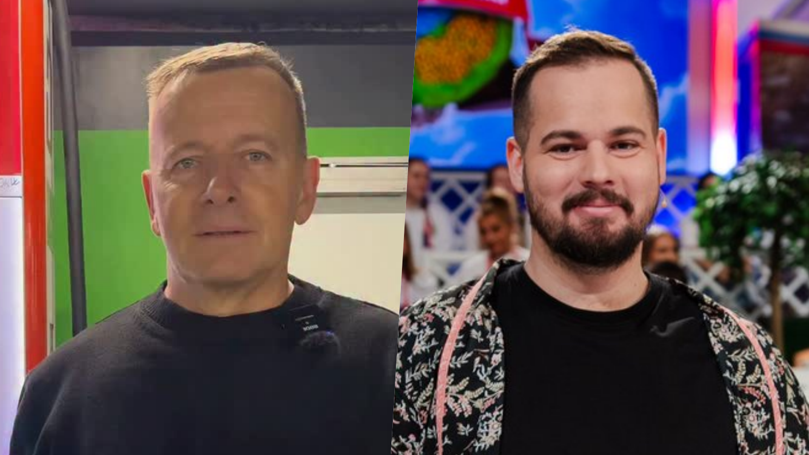 Politik Boris Kollár a zabávač Fero Joke. 