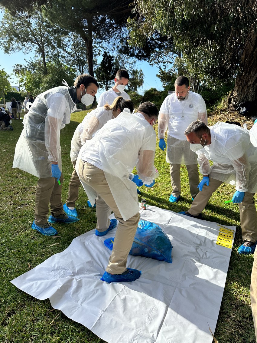 Srpski tim tokom praktičnog zadatka1, © Antonio Atienza Fuerte