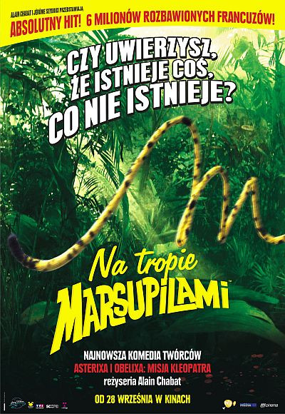 "Na tropie Marsupilami" - plakat mały