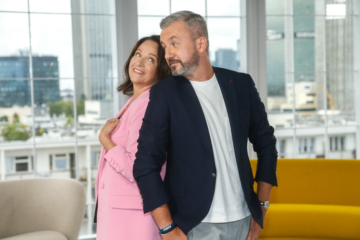 Ewa Drzyzga i Krzysztof Skórzyński razem prowadzili niedzielne wydanie "Dzień dobry TVN"