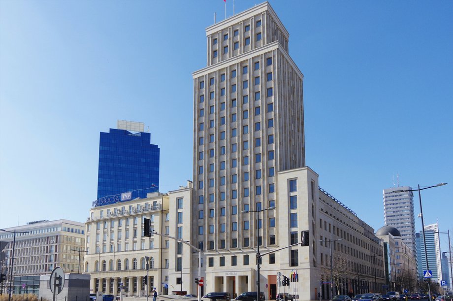 Hotel Warszawa w dawnym budynku Prudentiala