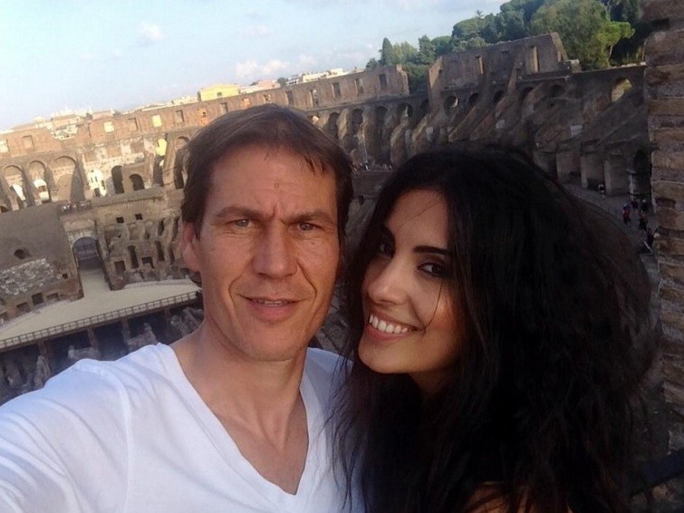 Rudi Garcia i Francesca Brienza