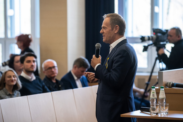 Przewodniczący Platformy Obywatelskiej Donald Tusk