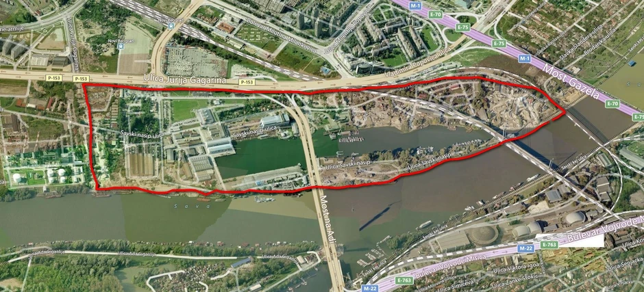 Prostor na kome je predviđena gradnja