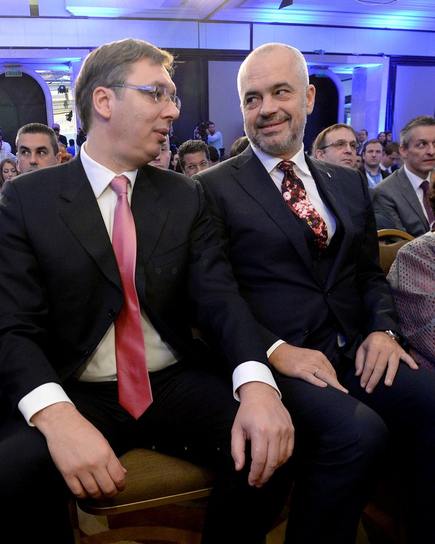 Aleksandar Vučić i Edi Rama