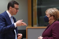 Mateusz Morawiecki i Angela Merkel