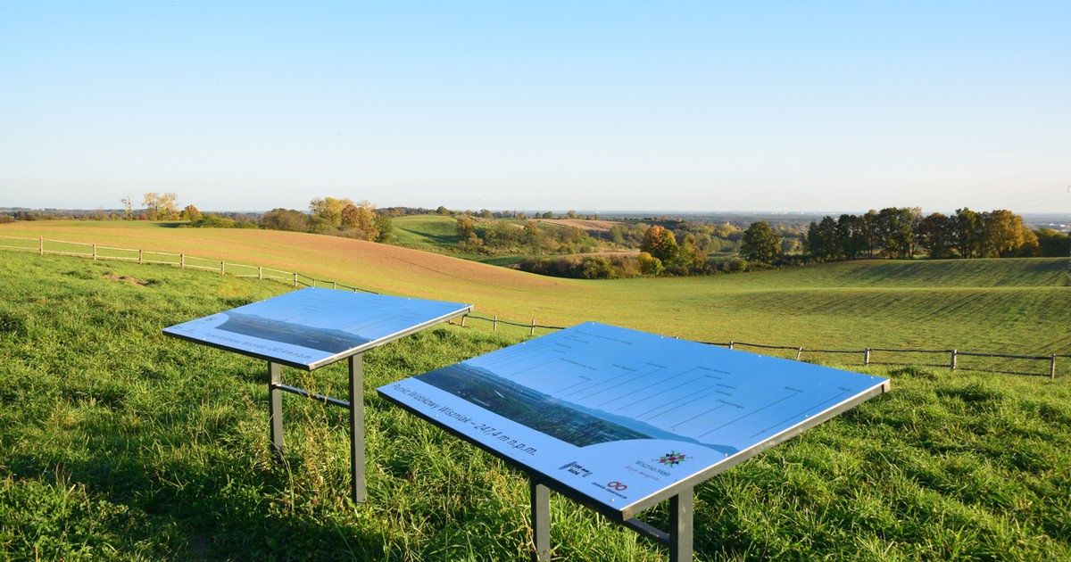 Wiszniak, punkt widokowy z panoramą i ogniskiem