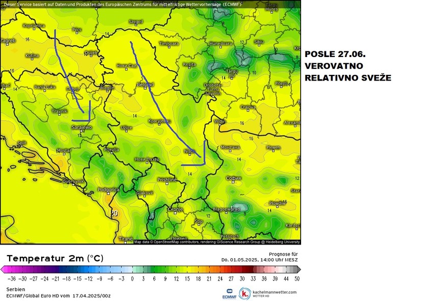 Zahlađenje posle 27. aprila