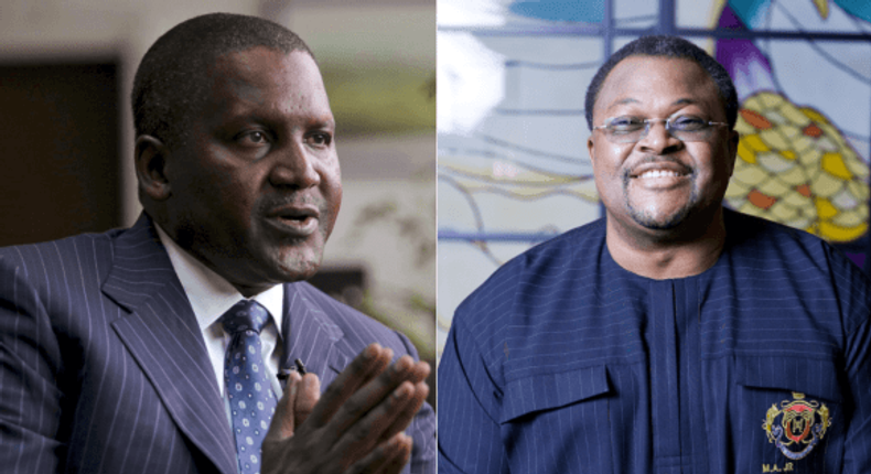 Mike Adenuga and Aliko Dangote on the Forbes Billionaires list for 2020