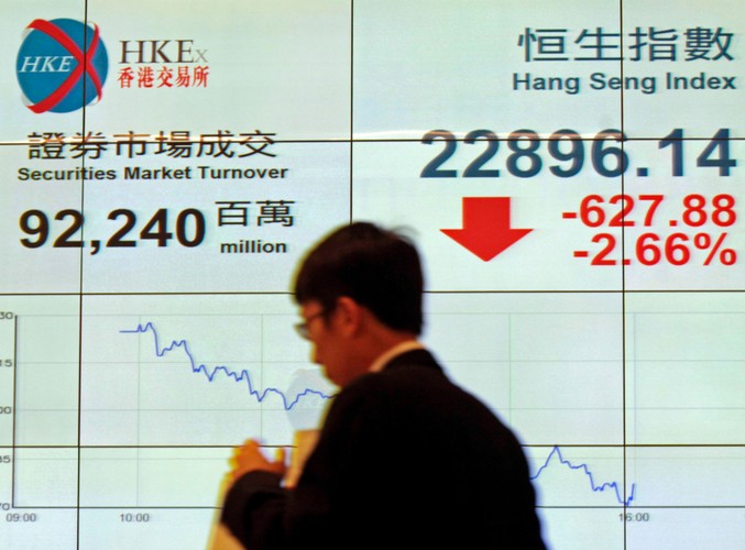 Giełda w Hong Kongu zareagowała na informacje o ataku dramatycznymi spadkami