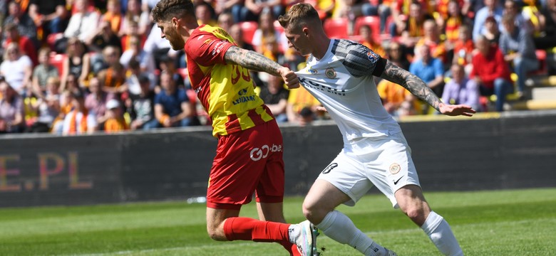 Cios za cios i ostatecznie remis w meczu Korony z Zagłębiem [WIDEO]