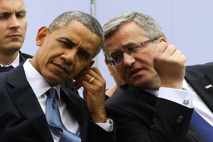 Barack Obama i Bronisław Komorowski