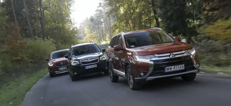 Mitsubishi Outlander kontra Subaru Forester i Mazda CX-5 - który SUV będzie lepszym wyborem?