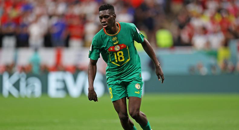 Ismaila Sarr of Senegal on December 4, 2022.