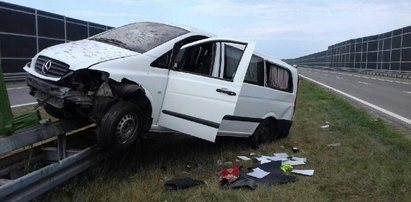 Naćpany Ukrainiec dachował na A4