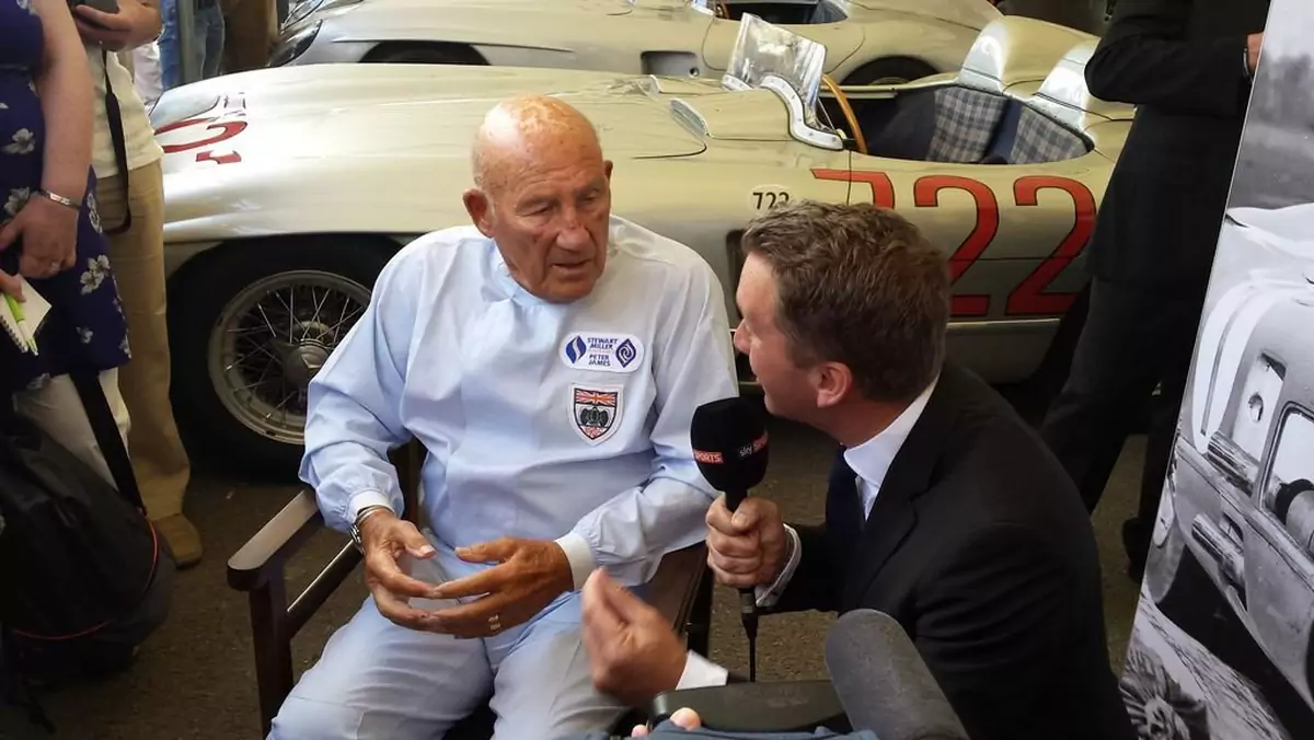 Stirling Moss w Goodwood