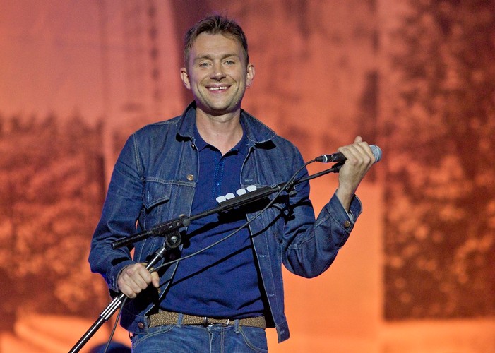 Blur podczas koncertu BT London Live w Hyde Parku