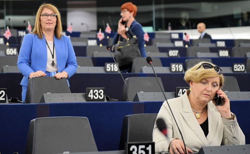 Elżbieta Rafalska, Beata Mazurek i Anna Fotyga