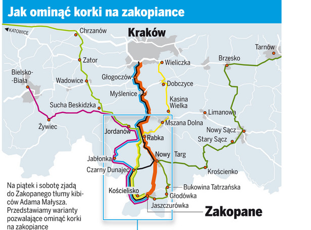 Zakopane zaleje fala kibiców i turystów