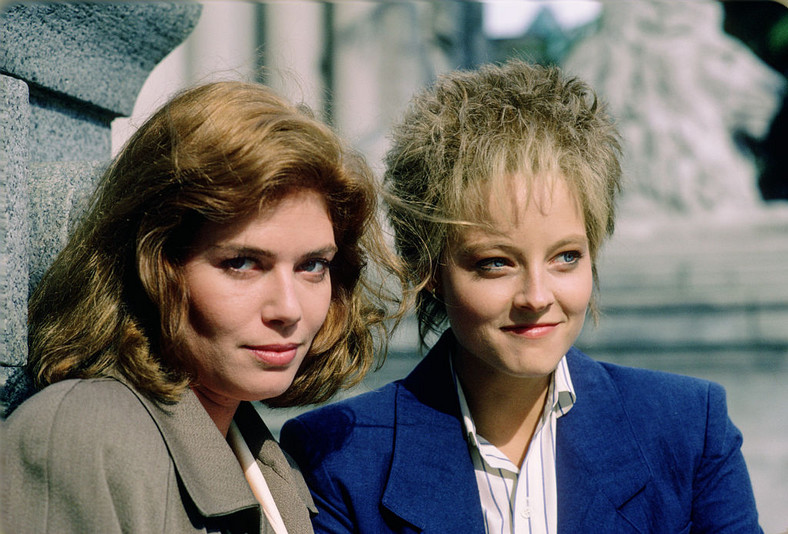Kelly McGillis i Jodie Foster w filmie "Oskarżeni", 1988 r.