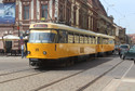 Oradea: tramwaj przy Piața Unirii