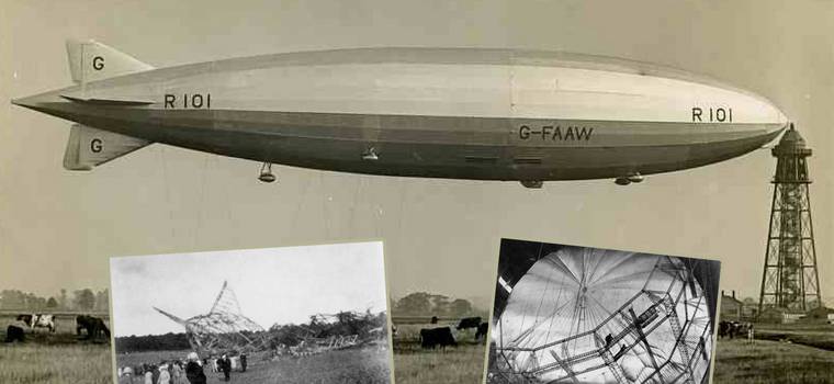 Katastrofa większa od Hindenburga. Historia tragicznego lotu brytyjskiego sterowca R101