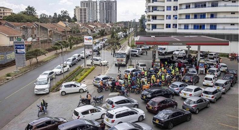 Fuel shortage in Kenya