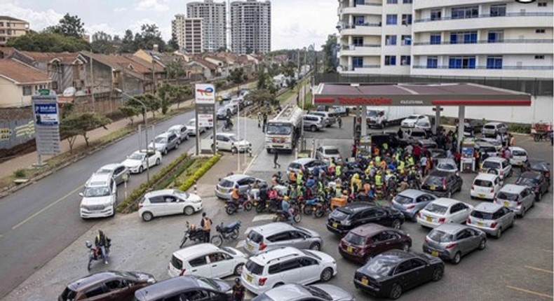 Fuel shortage in Kenya