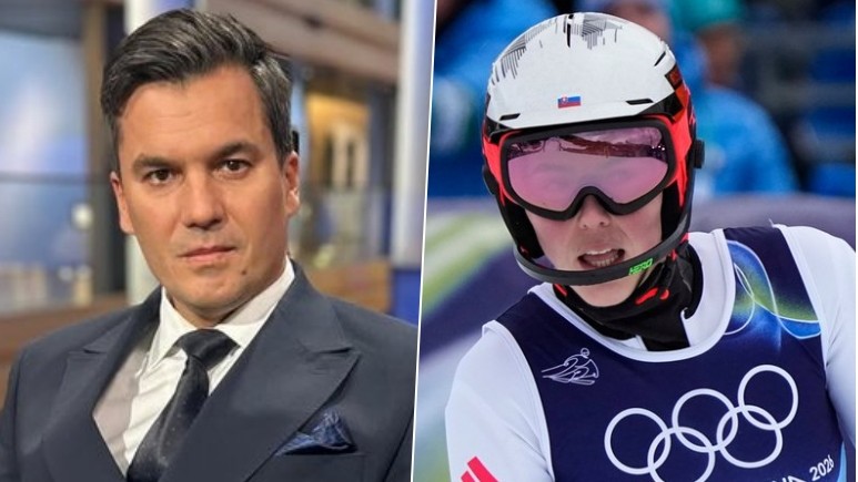 Braňo Král a Petra Vlhová. 